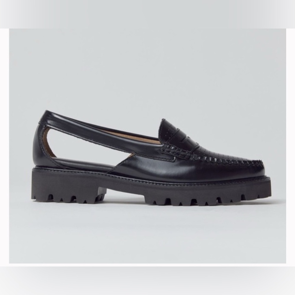 G.H. Bass Whitney Weejuns Super Lug Loafer Cut Out size 8.5